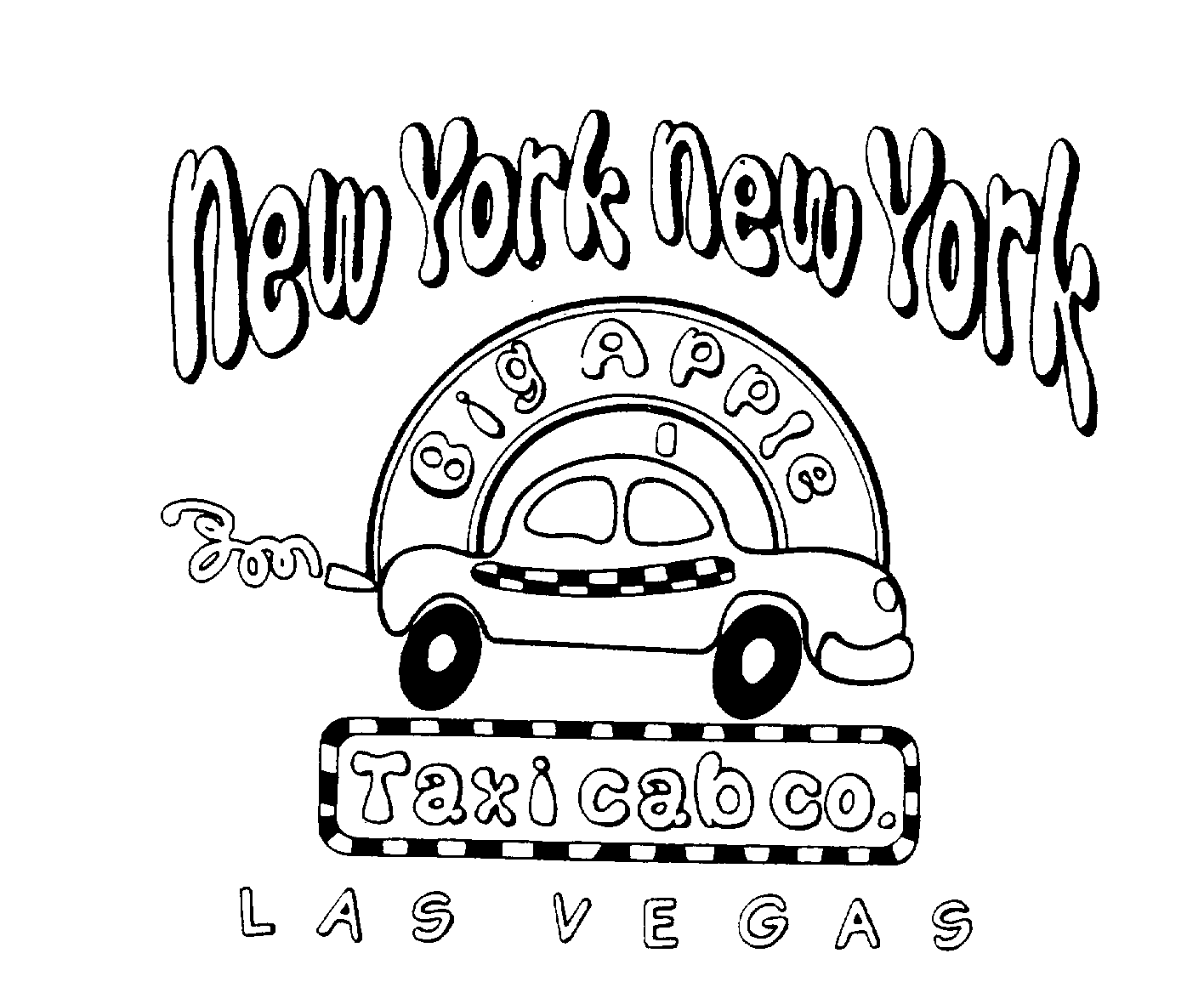  NEW YORK NEW YORK BIG APPLE TAXI CAB CO. LAS VEGAS