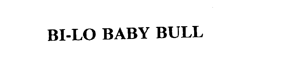 Trademark Logo BI-LO BABY BULL