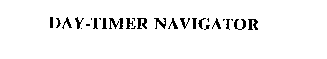 Trademark Logo DAY-TIMER NAVIGATOR
