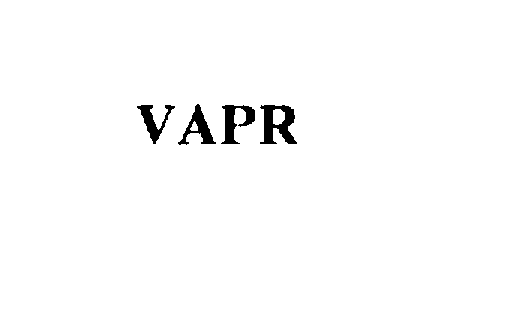 Trademark Logo VAPR