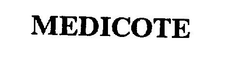 Trademark Logo MEDICOTE