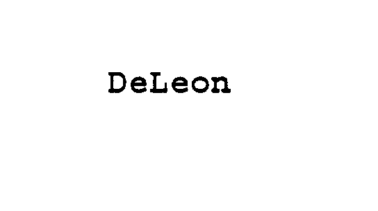 Trademark Logo DELEON