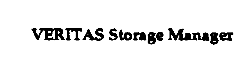  VERITAS STORAGE MANAGER