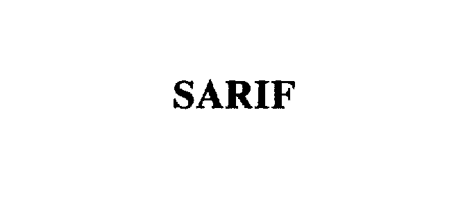  SARIF