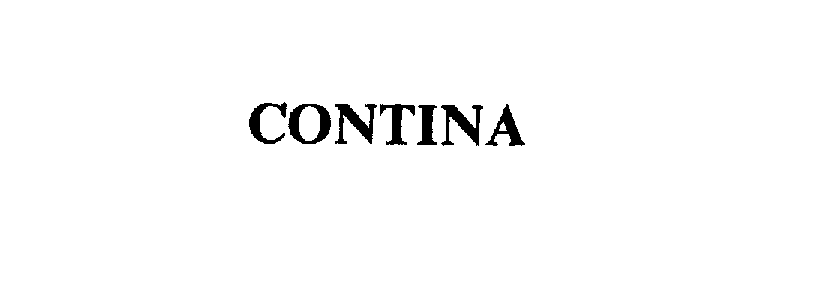 Trademark Logo CONTINA