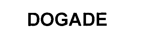 Trademark Logo DOGADE