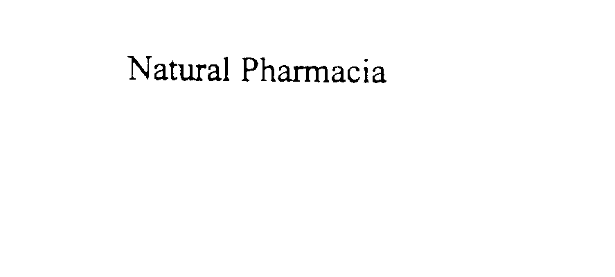 Trademark Logo NATURAL PHARMACIA