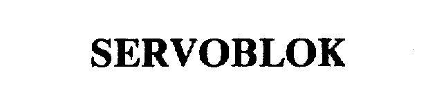 Trademark Logo SERVOBLOK