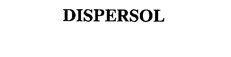 Trademark Logo DISPERSOL