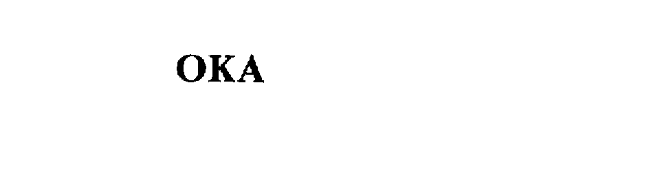 Trademark Logo OKA