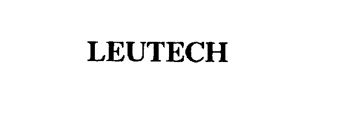Trademark Logo LEUTECH