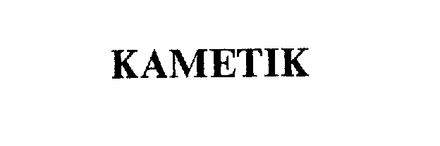 Trademark Logo KAMETIK