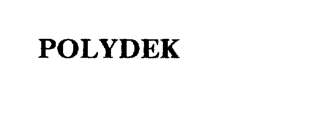 Trademark Logo POLYDEK
