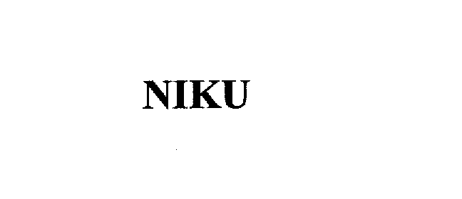Trademark Logo NIKU