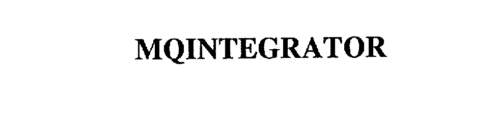 Trademark Logo MQINTEGRATOR
