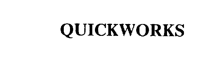 Trademark Logo QUICKWORKS