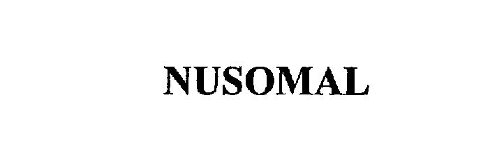 Trademark Logo NUSOMAL