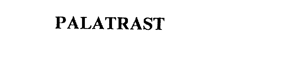 Trademark Logo PALATRAST