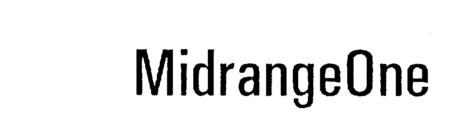 Trademark Logo MIDRANGEONE