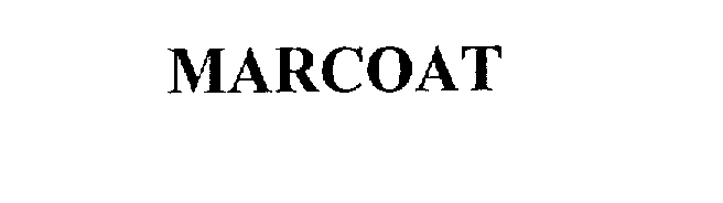 Trademark Logo MARCOAT