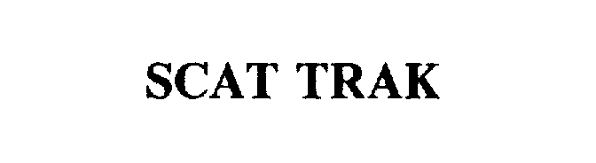 Trademark Logo SCAT TRAK