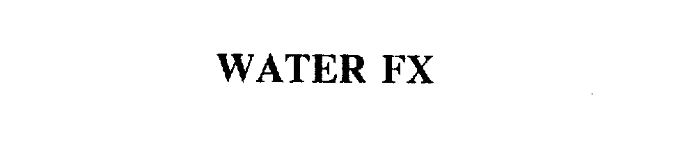 Trademark Logo WATER FX