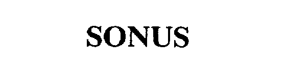Trademark Logo SONUS