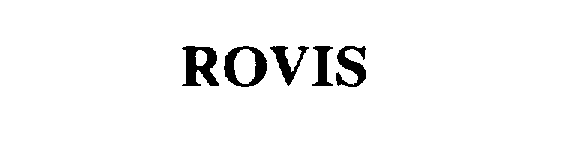 Trademark Logo ROVIS