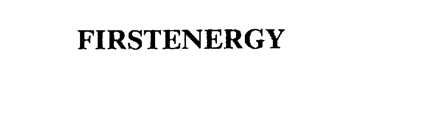 Trademark Logo FIRSTENERGY