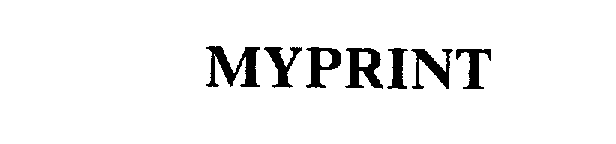 Trademark Logo MYPRINT