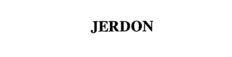 Trademark Logo JERDON