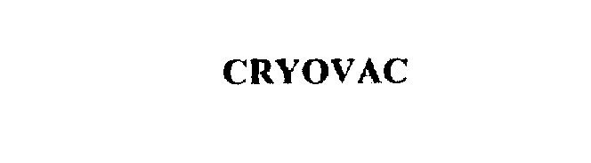 Trademark Logo CRYOVAC