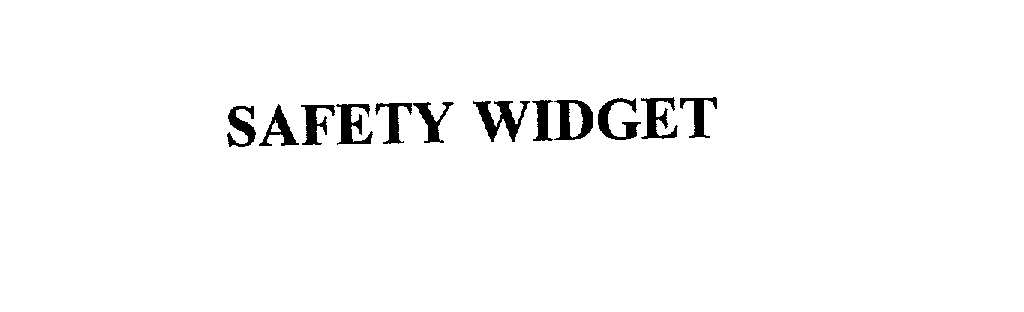  SAFETY WIDGET