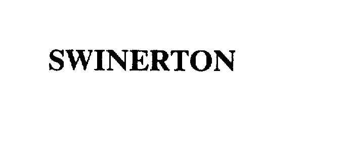 Trademark Logo SWINERTON