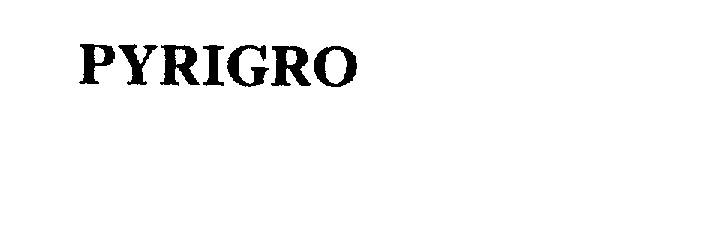 Trademark Logo PYRIGRO