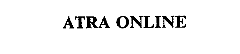 Trademark Logo ATRA ONLINE