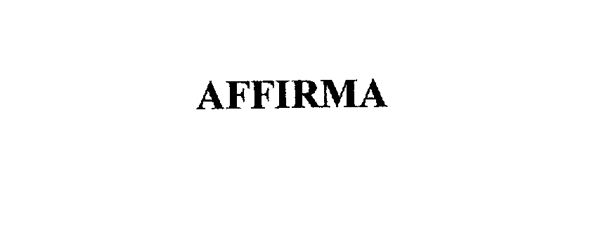 Trademark Logo AFFIRMA