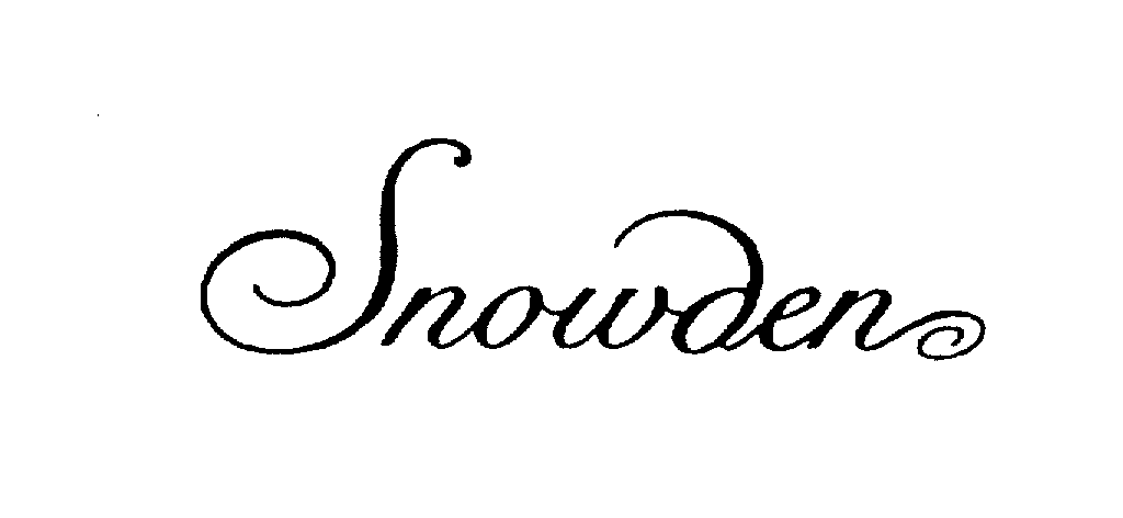 Trademark Logo SNOWDEN