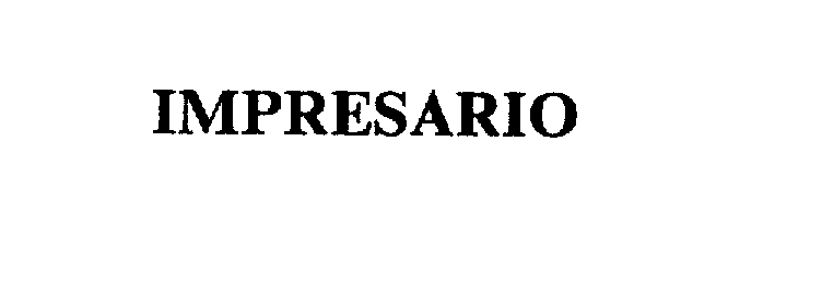 Trademark Logo IMPRESARIO