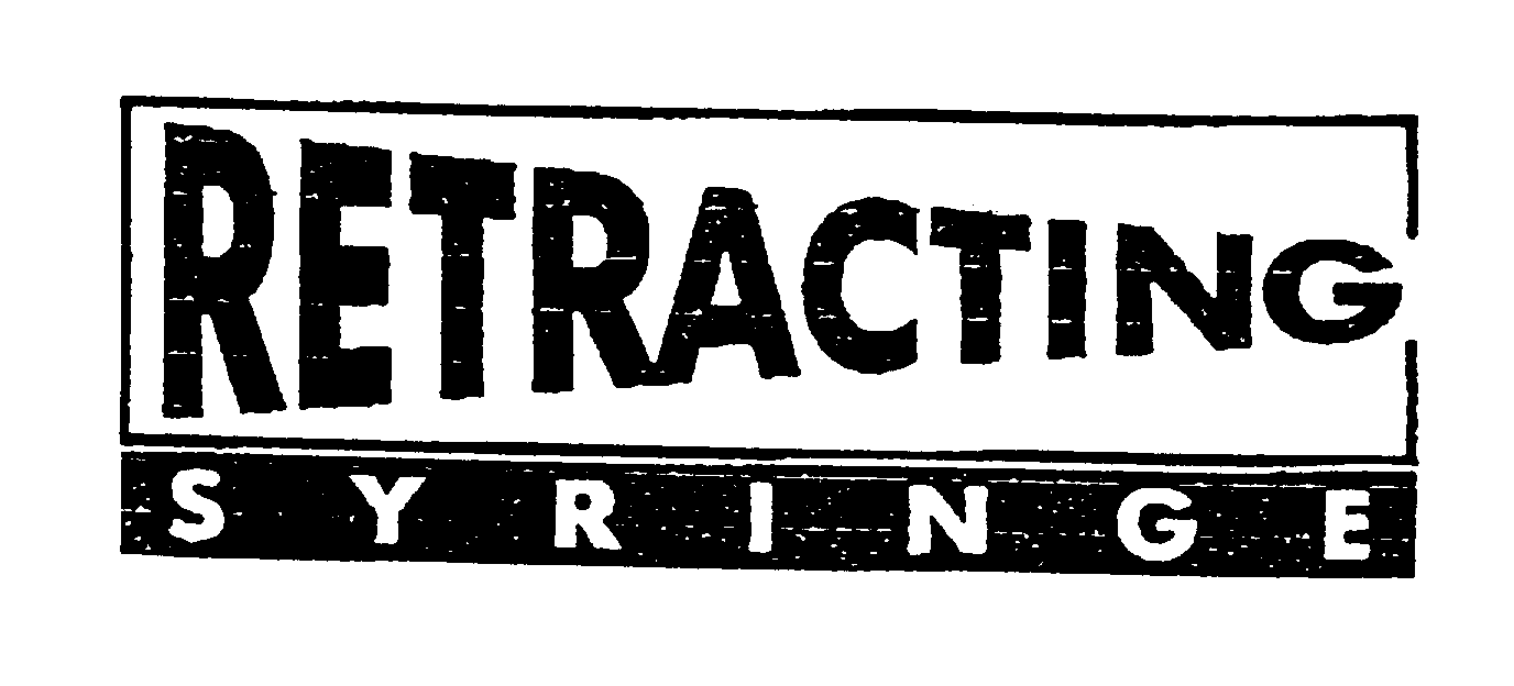Trademark Logo RETRACTING SYRINGE