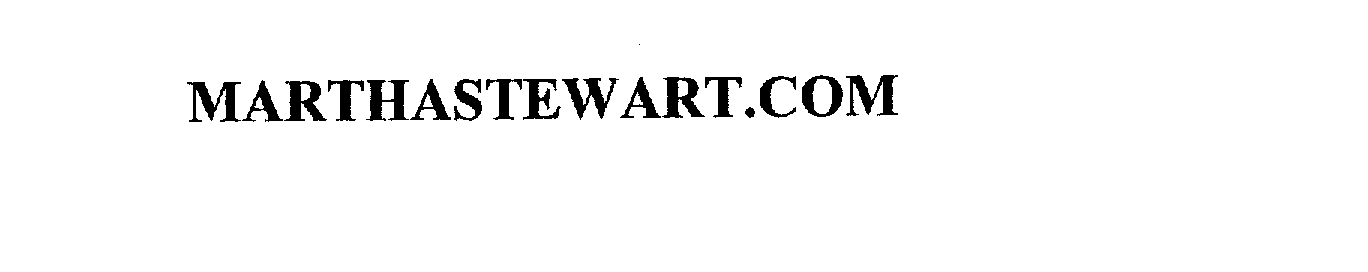 Trademark Logo MARTHASTEWART.COM