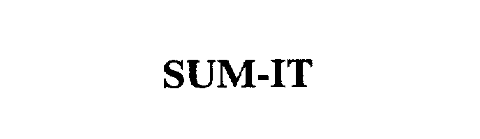  SUM-IT