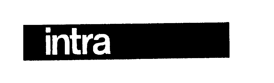 Trademark Logo INTRA
