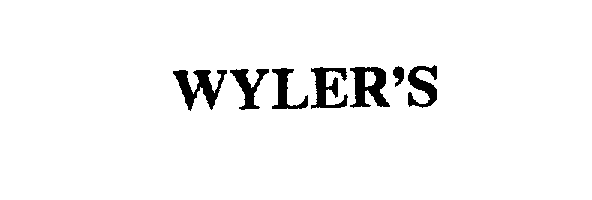  WYLER'S
