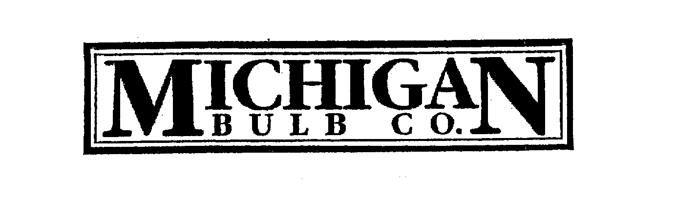 Trademark Logo MICHIGAN BULB CO.