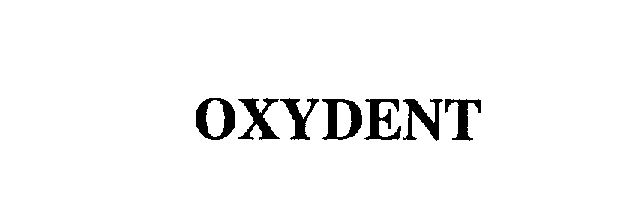 Trademark Logo OXYDENT