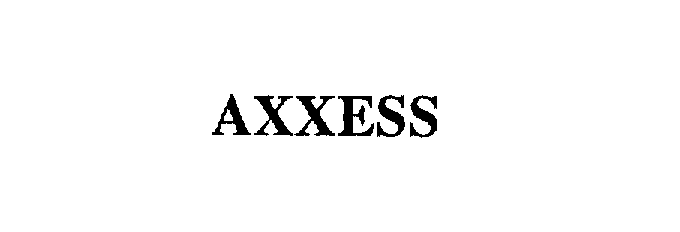 Trademark Logo AXXESS