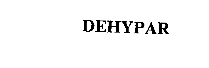 Trademark Logo DEHYPAR
