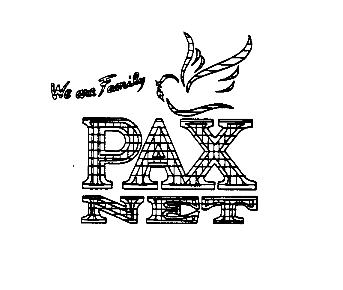 Trademark Logo WE ARE FAMILY PAX NET