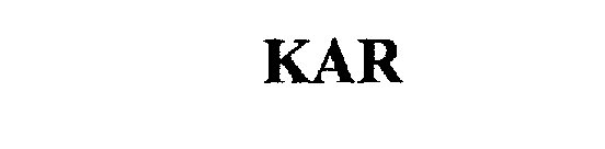 Trademark Logo KAR